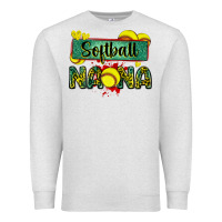 Oatmeal Heather softball nana with leopard Premium Sweatshirt - Zillion Design Studio
