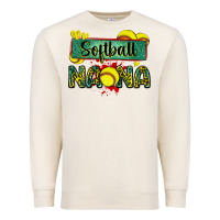 Sandshell softball nana with leopard Premium Sweatshirt - Zillion Design Studio