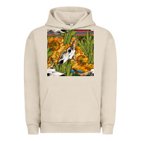 Pigment French Oak western bull skull seamless pattern Urban Hoodie - BundleAndBundleShop