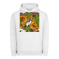 Pigment Lunar Rock western bull skull seamless pattern Urban Hoodie - BundleAndBundleShop