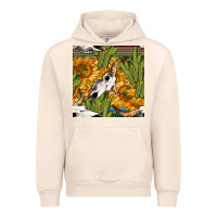 Sandshell western bull skull seamless pattern Urban Hoodie - BundleAndBundleShop