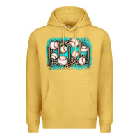 Antique Gold baseball background Premium Hoodie - JahusDesignShop