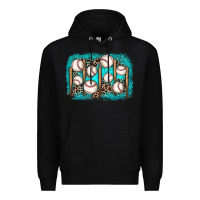 Black baseball background Premium Hoodie - JahusDesignShop