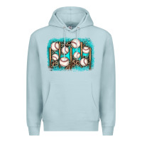 Blue Mist baseball background Premium Hoodie - JahusDesignShop