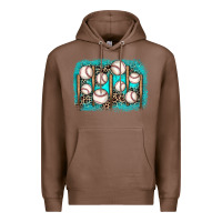 Chestnut baseball background Premium Hoodie - JahusDesignShop