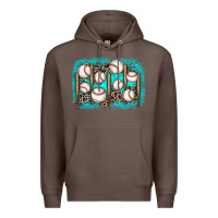 Coffee baseball background Premium Hoodie - JahusDesignShop