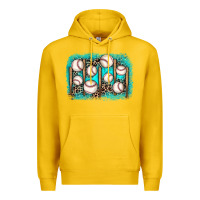 Lemon baseball background Premium Hoodie - JahusDesignShop