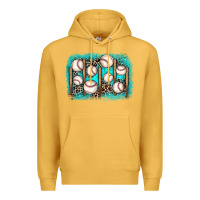Mustard baseball background Premium Hoodie - JahusDesignShop