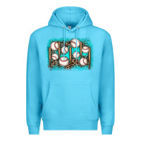 Ocean Blue baseball background Premium Hoodie - JahusDesignShop