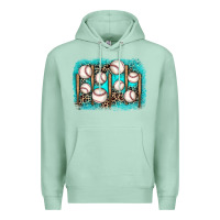Seafoam baseball background Premium Hoodie - JahusDesignShop