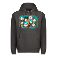 Smoke baseball background Premium Hoodie - JahusDesignShop