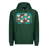 Sports Green baseball background Premium Hoodie - JahusDesignShop