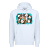 White baseball background Premium Hoodie - JahusDesignShop