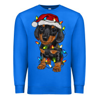 True Royal dachshund puppy christmas lights Premium Sweatshirt - RanaPortraitStore