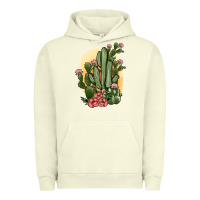 Pigment Pistachio cactus Urban Hoodie - JahusDesignShop