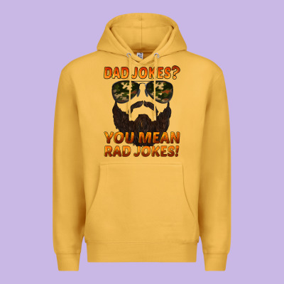 Dad Jokes You Mean Rad Jokes Premium Hoodie Designed By Artiststas