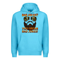Ocean Blue dad jokes you mean rad jokes Premium Hoodie - Artiststas