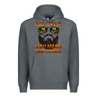Rock dad jokes you mean rad jokes Premium Hoodie - Artiststas