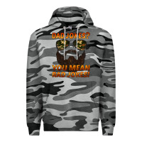 Slate Camo dad jokes you mean rad jokes Premium Hoodie - Artiststas