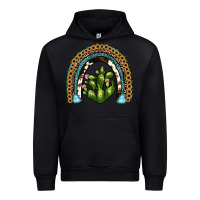 Black cactus rainbow Urban Hoodie - JahusDesignShop