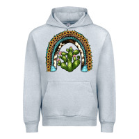 Heather Grey cactus rainbow Urban Hoodie - JahusDesignShop
