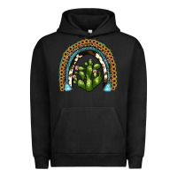 Pigment Black cactus rainbow Urban Hoodie - JahusDesignShop