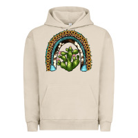 Pigment French Oak cactus rainbow Urban Hoodie - JahusDesignShop