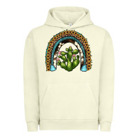 Pigment Pistachio cactus rainbow Urban Hoodie - JahusDesignShop