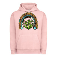 Pigment Salmon cactus rainbow Urban Hoodie - JahusDesignShop