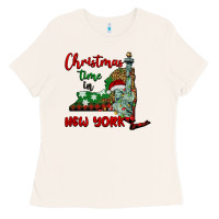 Bone christmas time in new york Ladies Tee - BarkalooDesign