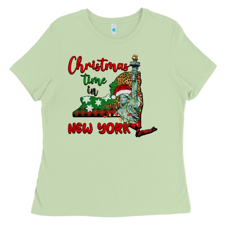 Christmas Time In New York Ladies Tee by BarkalooDesign | Teevron