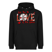 Black for the love of the game baseball Heavyweight Hoodie - texasbilliewilder