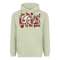 Matcha for the love of the game baseball Heavyweight Hoodie - texasbilliewilder