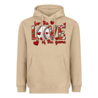 Mushroom for the love of the game baseball Heavyweight Hoodie - texasbilliewilder