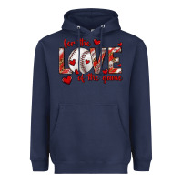 Navy for the love of the game baseball Heavyweight Hoodie - texasbilliewilder