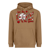 Toasted Coconut for the love of the game baseball Heavyweight Hoodie - texasbilliewilder