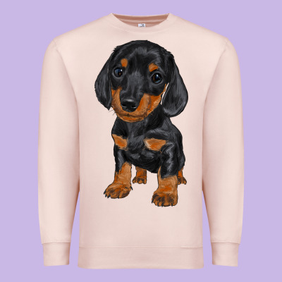 Dachshund Puppy Premium Sweatshirt Designed By Ranaportraitstore