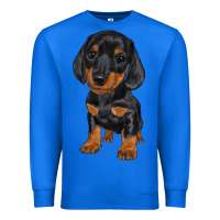 True Royal dachshund puppy Premium Sweatshirt - RanaPortraitStore