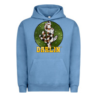 Pigment Pebble Blue cowhide darlin Urban Hoodie - JahusDesignShop