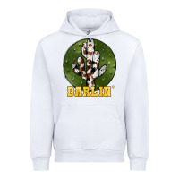 White cowhide darlin Urban Hoodie - JahusDesignShop