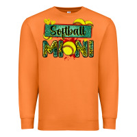 Carrot softball mini with leopard Premium Sweatshirt - Zillion Design Studio