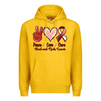 Lemon peace love cure head and neck cancer Premium Hoodie - Jasminsmagicworld