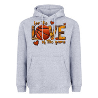 Heather Grey for the love of the game basketball Heavyweight Hoodie - texasbilliewilder