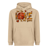 Mushroom for the love of the game basketball Heavyweight Hoodie - texasbilliewilder