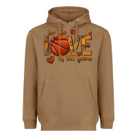 Toasted Coconut for the love of the game basketball Heavyweight Hoodie - texasbilliewilder