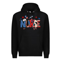 Black american nurse Premium Hoodie - BundleAndBundleShop