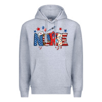 Heather Grey american nurse Premium Hoodie - BundleAndBundleShop