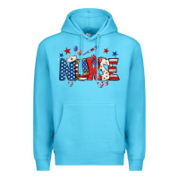 Ocean Blue american nurse Premium Hoodie - BundleAndBundleShop