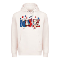 Pale Pink american nurse Premium Hoodie - BundleAndBundleShop
