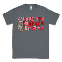 Charcoal Heather love you forever Classic Tee - FaDigitalArtStudio